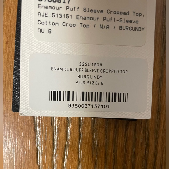 Aje top size AU8 US small - Picture 5 of 5